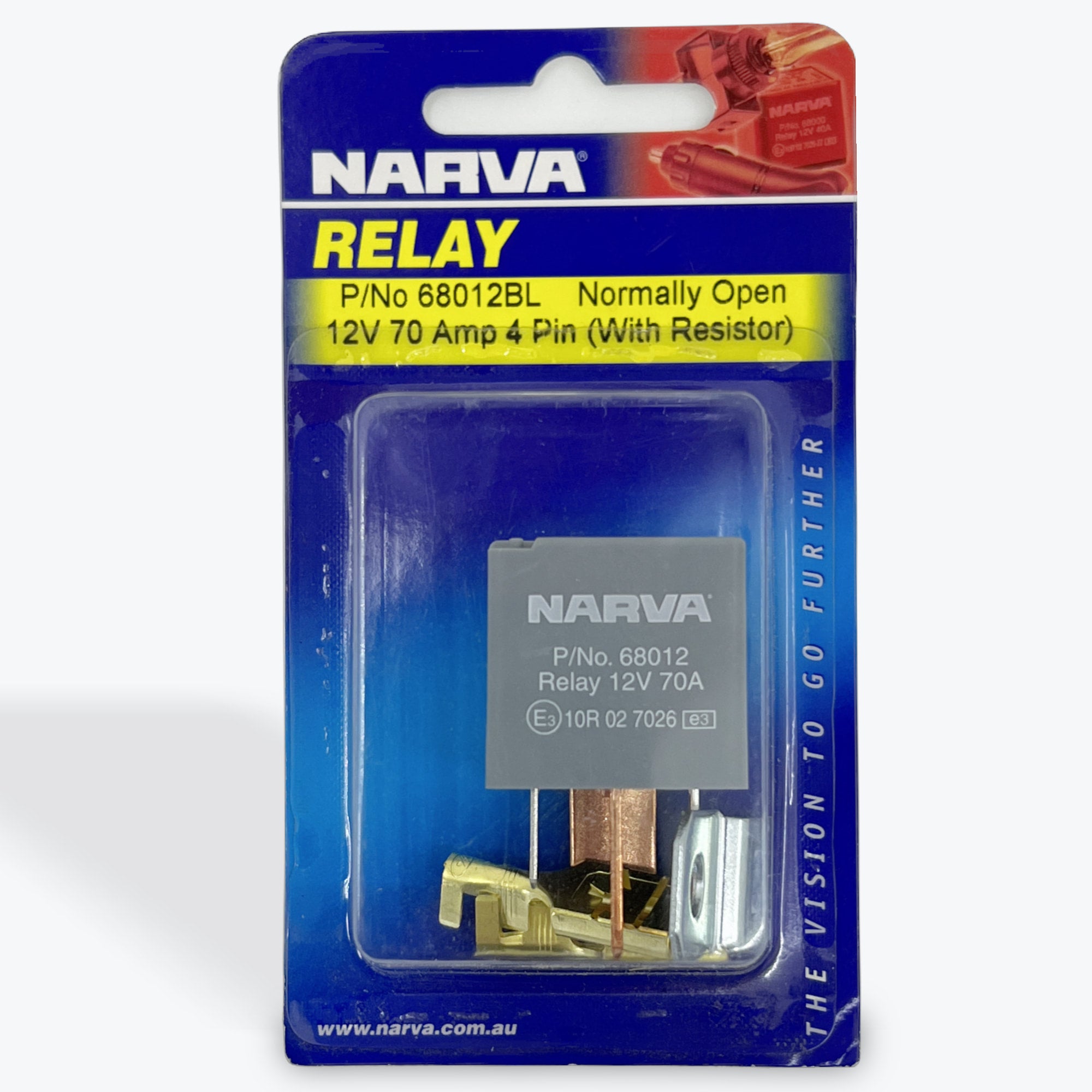 Narva Relay 12V 70 Amp 4 Pin (Resistor included) | Partaco